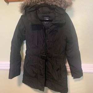 The North Face black winter coat